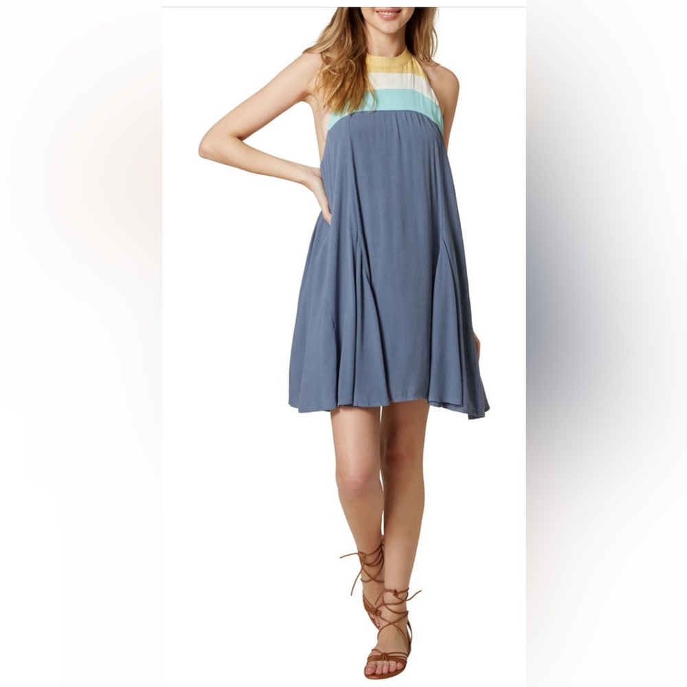 O’Neill Tristyn woven halter dress NEW size large